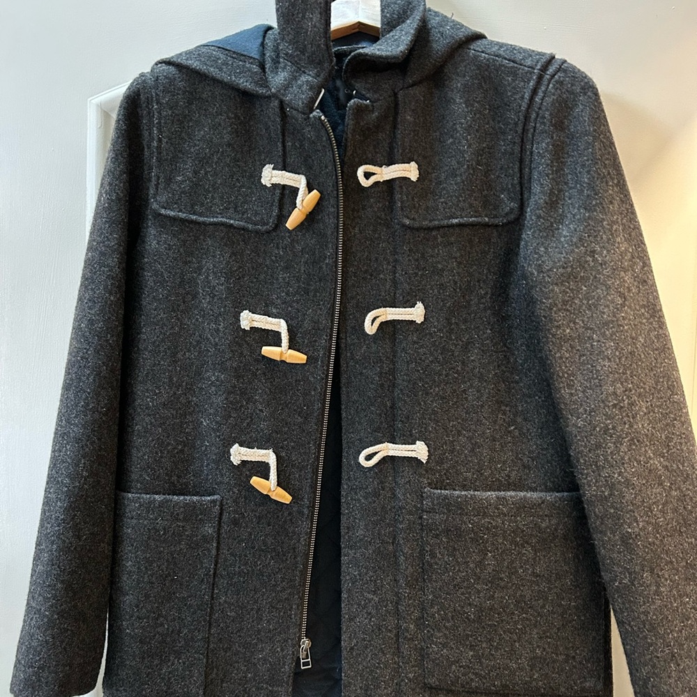 Crewcuts Dark Gray Toggle Coat